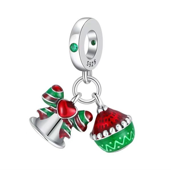 Tomjewel Christmas Cake & Bell Charm